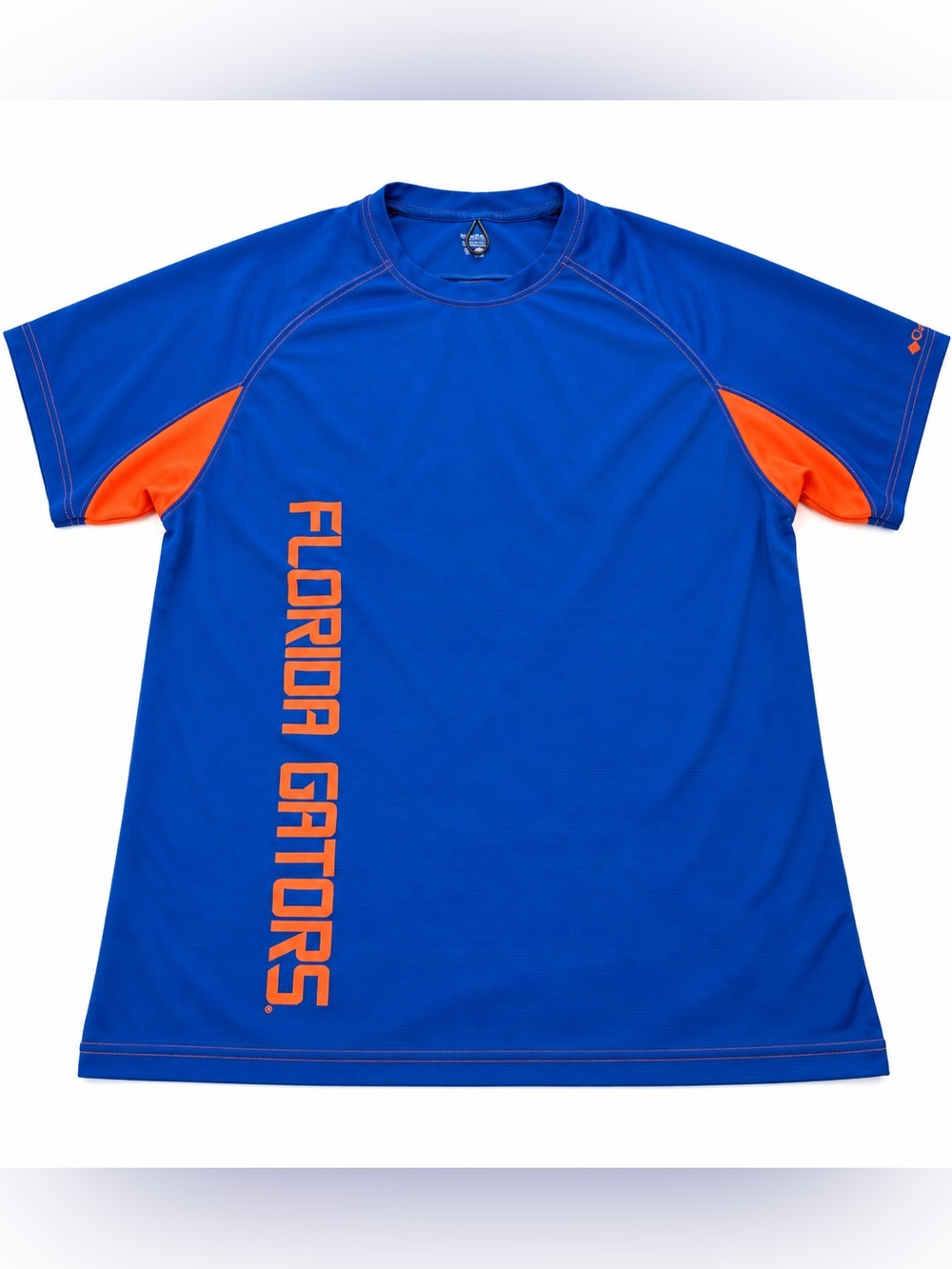 Columbia Florida Gators Men’s Blue Orange Performance Shirt Short Sleeve XL